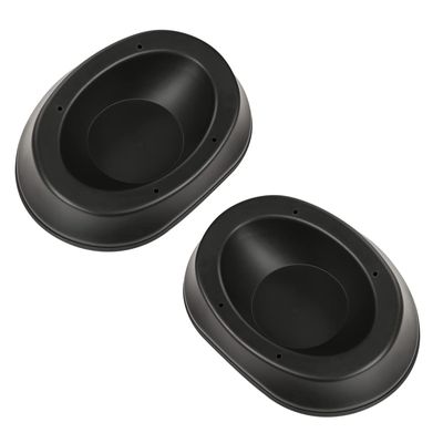 Universal Angled Speaker Enclosures Boxes Pods Surface Mount Rear Deck Door Car Truck ATV Marine for Install of 6" x 9" Speakers