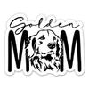 Golden Mom Stickers - 2 Pack - Waterproof Vinyl for Car, Phone, Water Bottle, Laptop - Golden Retriever Decals (2-Pack) view 1
