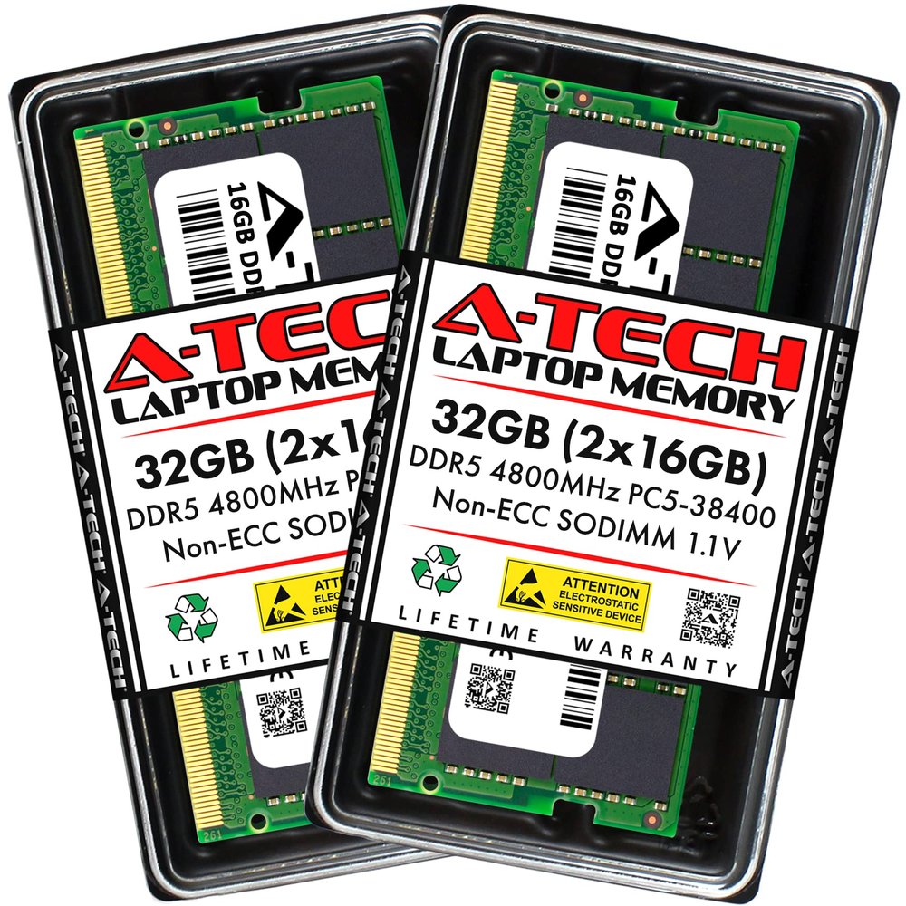 A-Tech 32GB (2 x 16GB) RAM for HP Victus 16-d1025nl | DDR5 4800MHz SO-DIMM PC5-38400 262-Pin Non-ECC Memory Upgrade Kit