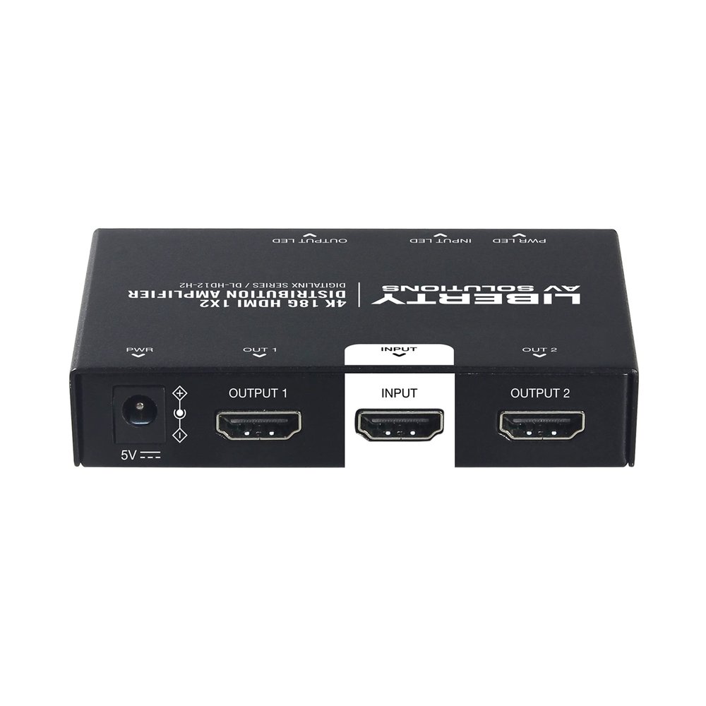 DigitaLinx DL-HD12-H2 18G 4K60 4:4:4 1 x 2 HDMI Splitter