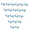 DIYTECH Fiber Optic Keystone Jack  LC Duplex Singlemode Fiber Jack, for Keystone Coupler Fiber Optic Wall Plate, LC to LC Coupler, Fiber Patch Panel, XLR Patch Panel, Fiber LC to LC (LC - 20 Pack)