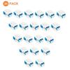 DIYTECH Fiber Optic Keystone Jack  LC Duplex Singlemode Fiber Jack, for Keystone Coupler Fiber Optic Wall Plate, LC to LC Coupler, Fiber Patch Panel, XLR Patch Panel, Fiber LC to LC (LC - 20 Pack) view 2
