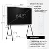 SAMSUNG 65-Inch Class The Serif LS01B Series - QLED 4K, I-Shaped Design, Anti-Reflection Matte Display, -Portable Easel -Stand, Ambient Mode+ Smart -TV -w/ Alexa Built-in (QN65LS01BAFXZA,Latest Model) view 2