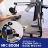 VIVO All-in-One Computer Studio Desk Mount, Mic Boom, Dual Monitor Mount up to 32 inches, Laptop Stand, Livestream Arms Compatible with Cameras, Lighting, Phone/Tablet Adapters, STAND-LIVE2L view 4