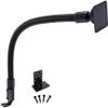 ChargerCity Strong Flexible 22-Inch Aluminum Gooseneck ELD Car Truck Semi Fleet LEMP Seat Floor Bolt Tablet Mount for All 7-12 Inch Screen Tablets (Includes AMPS Adapter) view 3