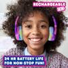 Move2Play, Kidz Bop, Bluetooth Headphones for Kids | Hi-Def Microphone & Speakers | 94dB Volume Limiting | Wireless | Adjustable | School Use | Gift 3 4 5 6 7 8+ Year Old Girls Boys view 4