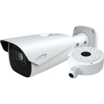 O8B8M 8MP 4K IP Bullet Camera with Advanced Analytics, NDAA Compliant, 2.8-12mm, White by Speco Technologies
