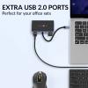 SETMSPACE 7 in 1 Docking Stations, 100W Charging for Laptop, 1 x USB 3.0, 2 x USB 2.0, Dual Display, HDMI for 4K@60Hz, VGA for 1080P@60Hz, 3.5mm Audio, for Dell/HP/Lenovo/Surface/Mac view 3