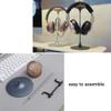 Headphone Stand Desktop Headset Holder Rotatable Headphones Stand Metal Headset Stand Desk Gaming Headset Stand for All Headsets (Color : Gray, Size : 12 * 27.3cm) view 3