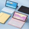 2022 New iPad Pro 11'' 4th/ 3rd / 2nd Generation Keyboard case 2021 2020 2018 Color Bluetooth Keyboard Magnetic Detachable Cute Round Key with Pencil Holder (iPad Pro11, Black) view 2