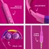 Move2Play, Kidz Bop, Wired Headphones for Kids | Microphone | 3.5mm Plug | Volume Limiting 85dB/94dB | Soft Pads | Adjustable | School Use | Gift 3 4 5 6 7 8+ Year Old Girls Boys Toddlers view 3