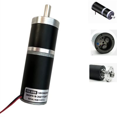 36MM AGV Balanced Vehicle Car Planetary Deceleration DC 12V 24V Brush Motor - (Speed(RPM): 1 Ratio 59/ Voltage(V): 36ZYT-2457 24V)
