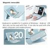 2022 New iPad Pro 11'' 4th/ 3rd / 2nd Generation Keyboard case 2021 2020 2018 Color Bluetooth Keyboard Magnetic Detachable Cute Round Key with Pencil Holder (iPad Pro11, Purple) view 3