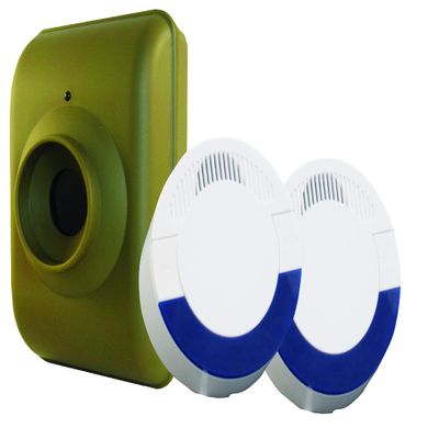 Dakota Alert DCMA-4000 Long Range, One Mile Wireless Range Motion Detector Driveway Alarm System - DCMT-4000 Passive Infrared Transmitter and DCR-4000 Receiver with One Additional DCR-4000 Receiver