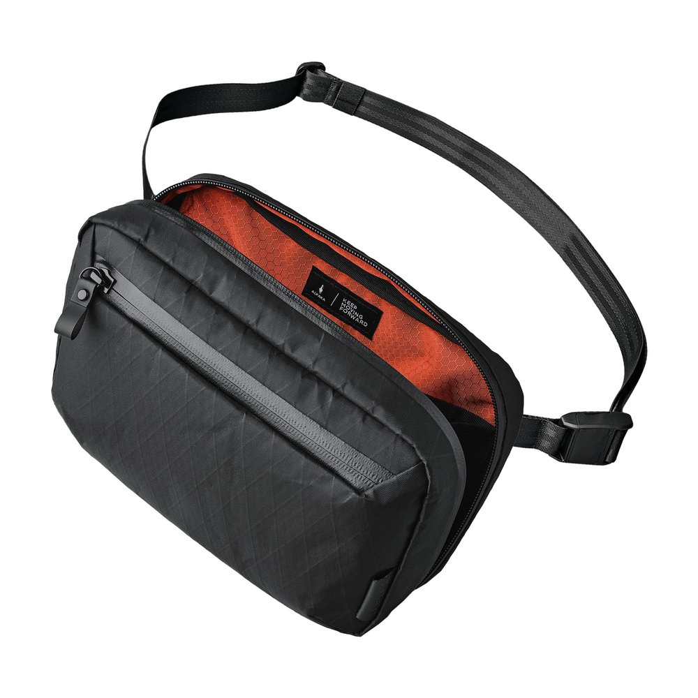 ALPAKA Elements Tech Case - Travel Organizer Pouch for Electronics, Cables, EDC with Weatherproof Fabrics, YKK Zippers (Black VX21 Fabric)