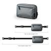 ALPAKA Elements Tech Case - Travel Organizer Pouch for Electronics, Cables, EDC with Weatherproof Fabrics, YKK Zippers(Slate Grey VX21) view 3