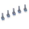 5Pcs Power Knob Volume Switch Replacement For Baofeng BF-888S UV-5R UV-82 Walkie Talkie - (Color: Silver) view 1