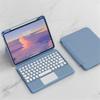 GOOVEN iPad Air5 /Air4 Keyboard case Touchpad Horizontal/Vertical Kickstand iPad Pro112022/2021/2020 Magnetic Detachable BT Keyboard Transparent Back Cover (iPad Air4/Air5/Pro11, Misty Blue) view 2