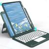 iPad 9 8 7 iPad 10.2'' 9th 8th 7th Gen/ Air3 Pro10.5'' Keyboard Case Touchpad Horizontal/Vertical Kickstand Magnetic Detachable BT Keyboard Transparent Back Cover (iPad10.2''/10.5'', Dark Green) view 1