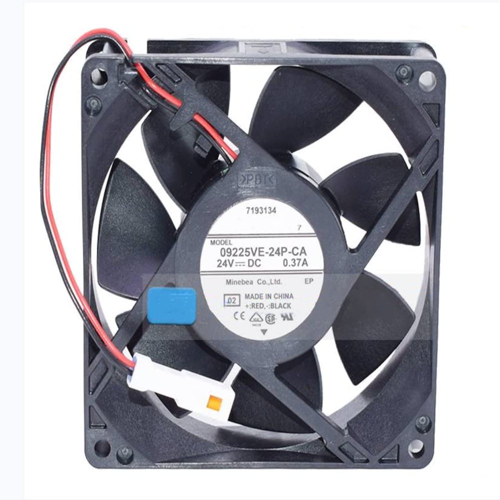 09225VE-24P-CA 24VDC 0.37A 92X92X25mm 3-Wire Cooling Fan