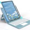 GOOVEN iPad Air5 /Air4 Keyboard case Touchpad Horizontal/Vertical Kickstand iPad Pro112022/2021/2020 Magnetic Detachable BT Keyboard Transparent Back Cover (iPad Air4/Air5/Pro11, Sky Blue) view 1