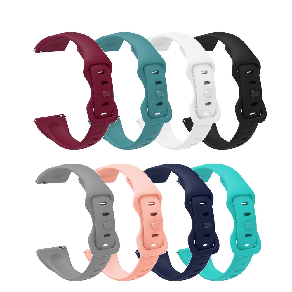 Chofit 8 Pack Sport Bands Compatible with iTouch Air 3 40mm, Silicone Breathable Replacement Wristband for iTouch Air 3 40mm Women Men