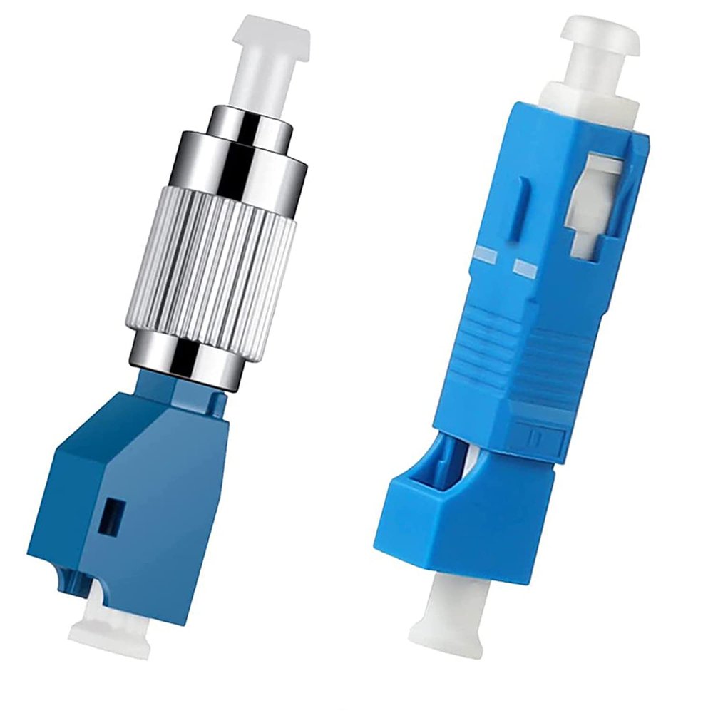 Duogalia 1PC Singlemode FC Male to LC Female & SC/UPC Male to LC/UPC Female Fiber Optic Adapter, Fiber Adaptor for Visual Fault Locator, 9/125um Optical Connector for VFL
