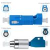 Duogalia 1PC Singlemode FC Male to LC Female & SC/UPC Male to LC/UPC Female Fiber Optic Adapter, Fiber Adaptor for Visual Fault Locator, 9/125um Optical Connector for VFL view 4