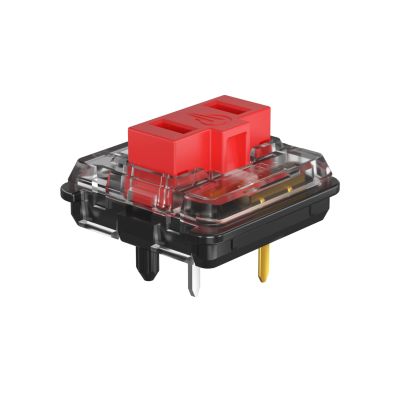 KAILH Official Store Low Profile Switch 1350 Chocolate Mechanical Keyboard Switch RGB SMD Clicky (10, Choc Red)