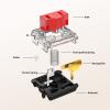 KAILH Official Store Low Profile Switch 1350 Chocolate Mechanical Keyboard Switch RGB SMD Tactile (110, Choc Brown) view 3