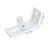Cabilock 8pcs Curtain Bracket Accessories Vertical Blinds Installation Brackets for Home Use Easy to Install Curtain Fixing Support for Shower and Window view 3