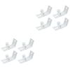 Cabilock 8pcs Curtain Bracket Accessories Vertical Blinds Installation Brackets for Home Use Easy to Install Curtain Fixing Support for Shower and Window view 4