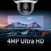 DS-2DE2A404IW-DE3 Hik 4MP PTZ IP Camera, Outdoor Indoor PoE PTZ Network Camera with 4X Optical Zoom, 16X Digital Zoom, DarkFighter, Compatible with Hik NVR/Hik-Connect APP, IR 65ft Night Vision view 2