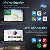 DSP Car Stereo Radio for Honda Civic 2006-2011 with Wireless Carplay Android Auto MirrorLink,Podofo 10.1 inch HD IPS Touch Screen Built-in GPS 26UIs 5.0Bluetooth Car Radio WiFi AHD Backup Camera Mic view 4