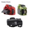 Camera Case Bag Soft Silicone Camouflage Green Shockproof Armor Skin Body Cover Protector for Nikon D750 Digital Camera view 2