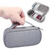LUMoony 19 * 11 * 5cm Digital Storage Bag Digital Charger Storage Bag USB Data Cable Organizer Earphone Hard Drive Accessories Data Cable Charging Cable Cord Organizer, Black, M view 4