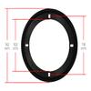 4" Speaker Grill Covers, Car Speaker Subwoofer Guard Protector, ABS Plastic Frame with Metal Mesh, Black - 2Pcs view 4