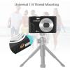 Andoer Portable Digital Camera 48MP 1080P 2.4-inch IPS Screen 16X Zoom Auto Focus Self-Timer 128GB Extended Memory Face Detection Anti-Shaking with 2pcs Batteries Hand Strap Carry Pouch view 4