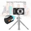 Andoer Portable Digital Camera 48MP 2.7K 2.88-inch IPS Screen 16X Zoom Auto Focus Self-Timer 128GB Extended Memory Face Detection Anti-Shaking with 2pcs Batteries Hand Strap Carry Pouch view 3
