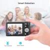 Andoer Portable Digital Camera 48MP 2.7K 2.88-inch IPS Screen 16X Zoom Auto Focus Self-Timer 128GB Extended Memory Face Detection Anti-Shaking with 2pcs Batteries Hand Strap Carry Pouch view 4