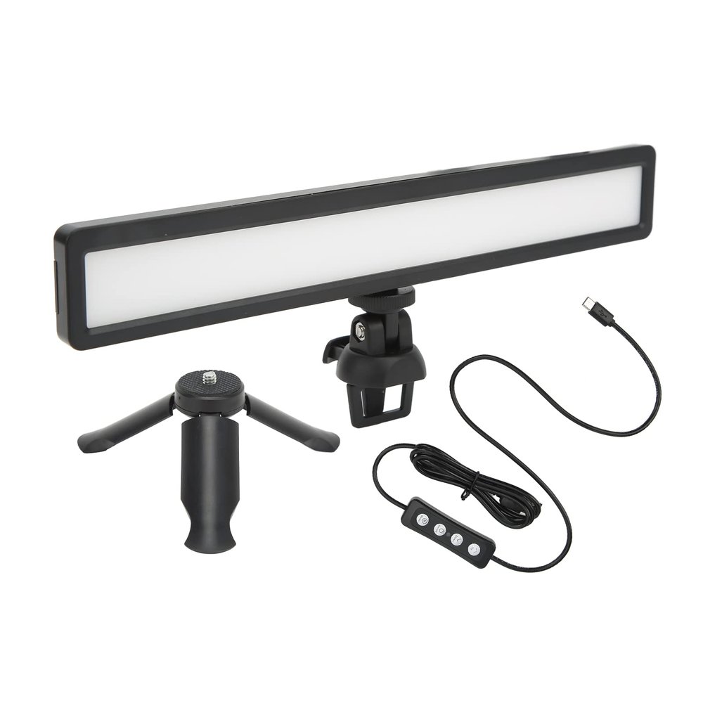Mini LED Fill Light, Portable LED Camera 3 Color, 2500 to 9000K Fill Light with Tripod, Photography Lighting Photo Studio Shooting Fill Light