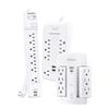 Cyber Power Surge Protector, 3-Pack with Multiple USB Charging Ports.8-Outlet with USB-A and USB-C, one 7-Outlet with USB-A, and one 6-Outlet Wall Tap with USB-A and USB-C. view 1