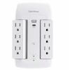 Cyber Power Surge Protector, 3-Pack with Multiple USB Charging Ports.8-Outlet with USB-A and USB-C, one 7-Outlet with USB-A, and one 6-Outlet Wall Tap with USB-A and USB-C. view 4