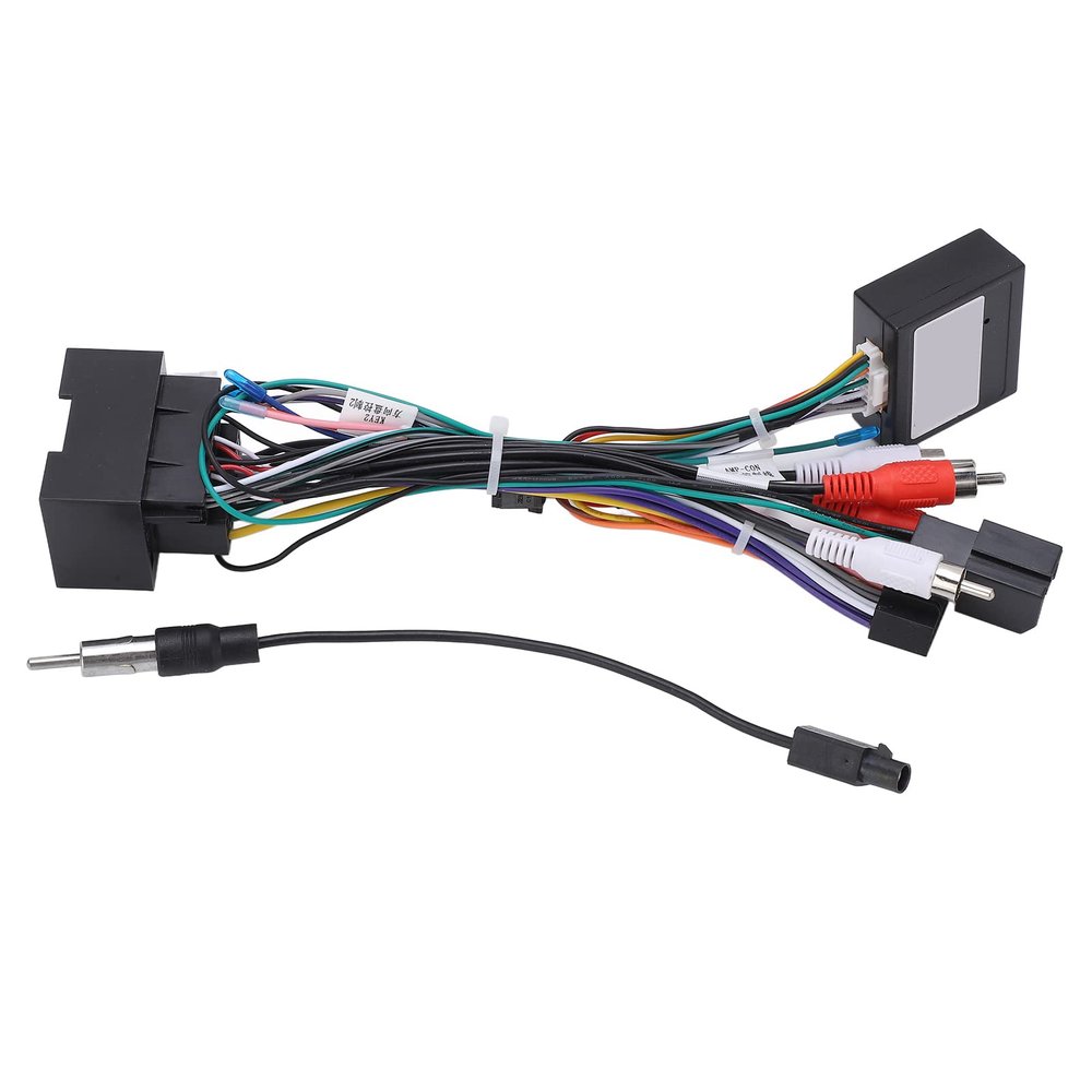 Aramox Radio Wiring Harness Fit for Cruze, Audio Wiring Harness with CAN Bus Box 16Pin Replacement