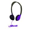 HamiltonBuhl Galaxy Econo-Line of Sack-O-Phones with 5 Purple Personal-Sized Headphones, Starfish Jackbox and Carry Bag view 2