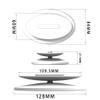 For Amazon Echo Show 5 holder, 360 adjustable stand, magnetic fixation, simply tilt your Echo Show 5 forward or back to improve the viewing angle (Echo Show 5, white) A343 view 4