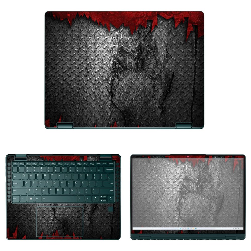 Decalrus - Protective Decal Sticker for the Lenovo Yoga 6 13 2-in-1 82UD0000US (7th Gen.) (13.3" Screen) case Cover wrap LEyoga6Gen7_13-112