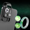 Microscope Accessories Kit 200X Mobile Phone Microscope Micro-Lens Universal Clip LED Light Microscope Slides (Color : White) view 3