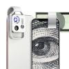Microscope Accessories Kit 200X Mobile Phone Microscope Micro-Lens Universal Clip LED Light Microscope Slides (Color : White) view 4