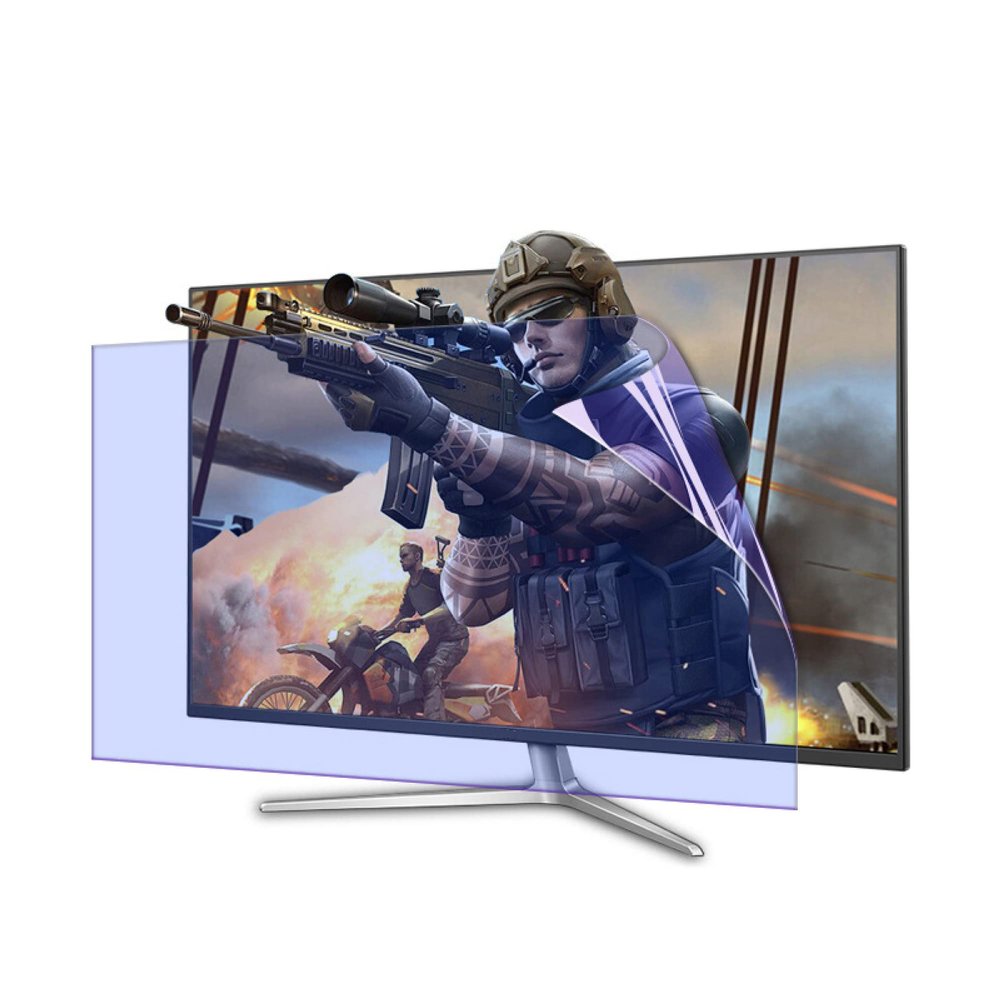 Frosted TV Screen Protector Anti Glare/Anti Blue Light/Anti Scratch/Dustproof Filter Film Protect Your Eyes for Sharp, Sony, Samsung, Hisense, LG Etc/Clear / 40 Inches 875x483mm